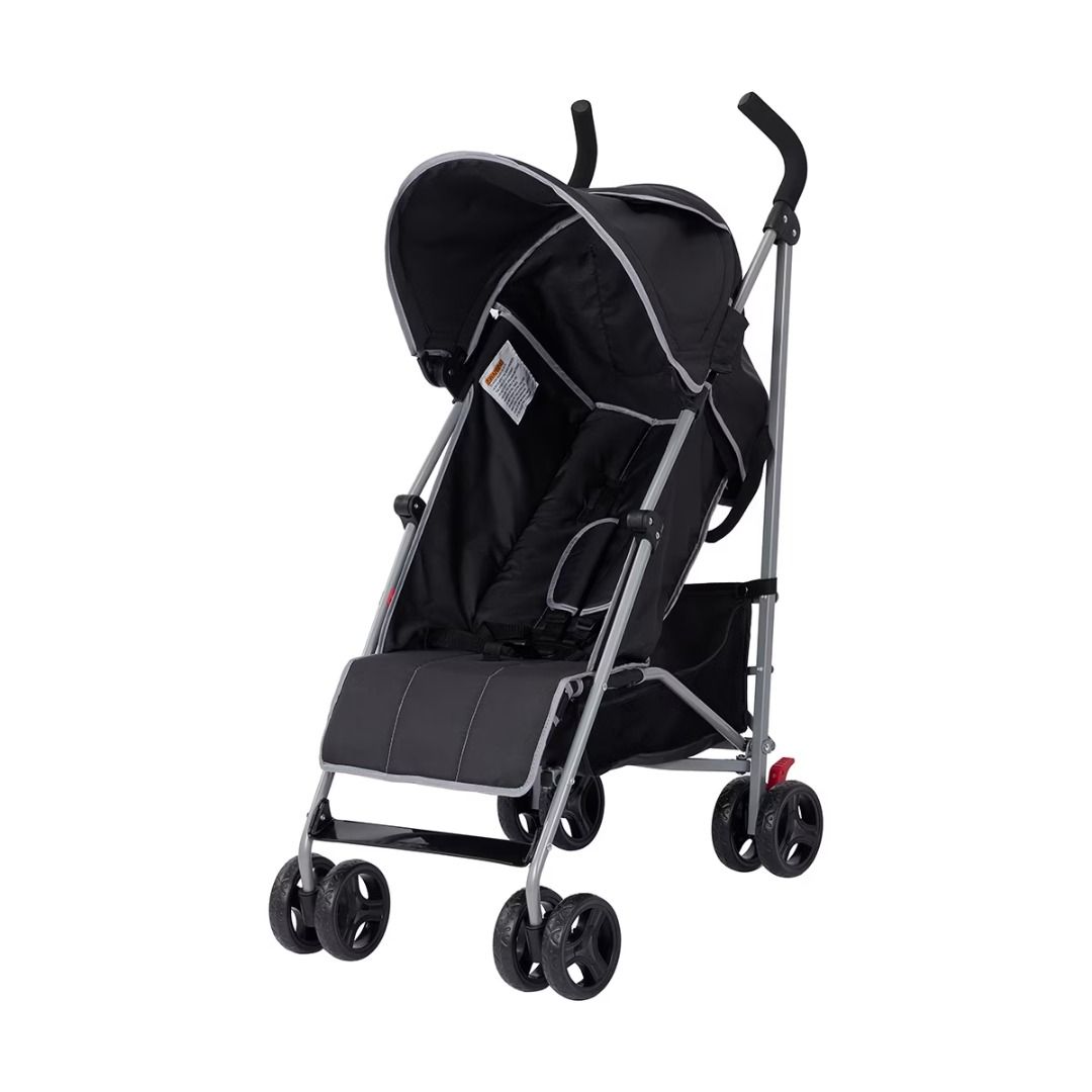 Anko Layback Umbrella Stroller (Category: Strollers) located in Santa Rosa. Submitted by aeonkraft2026 (Listing ID 1334605222, Image 1). Description: Suitable for ages: 0+ years Dimensions/Size: Product dimensions: 101cm (H) x 44cm (W) x 85cm (D) Maximum weight capacity: 15kg Material: Outer: Polyester Fill: Polyurethane (PU) foam Frame: Metal, polypropylene (PP), polyamide (PA), polyethylene (PE) and ethylene-vinyl acetate (EVA) Assembly: Adult 