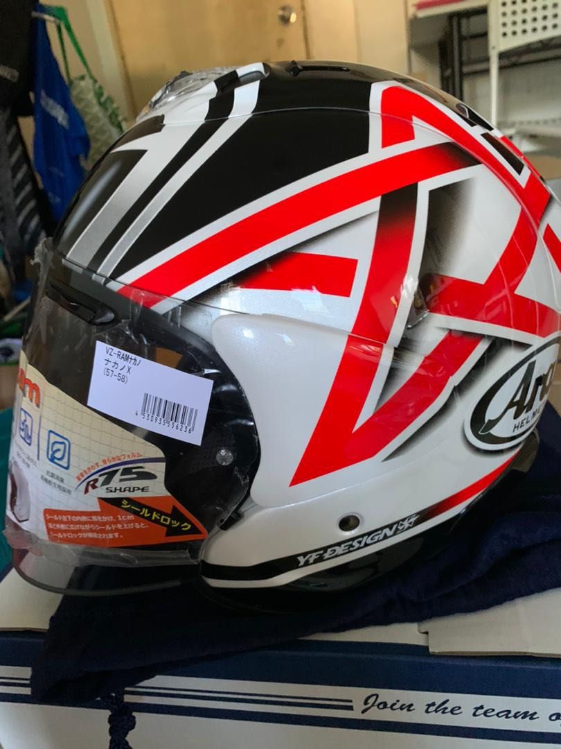 Arai VZ Ram Nakano Star ⭐️, Motorcycles, Motorcycle Apparel on Carousell