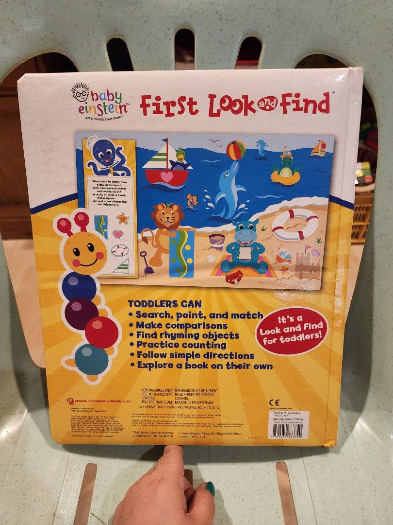 Baby Einstein Let's Look Book (Category: Children's Books) located in Valenzuela. Submitted by absolutelychick (Listing ID 1334629142, Image 2). Description: may contain written texts/colors, folded pages hard bound jrs, lbc, j&t lalamove/grab ready.