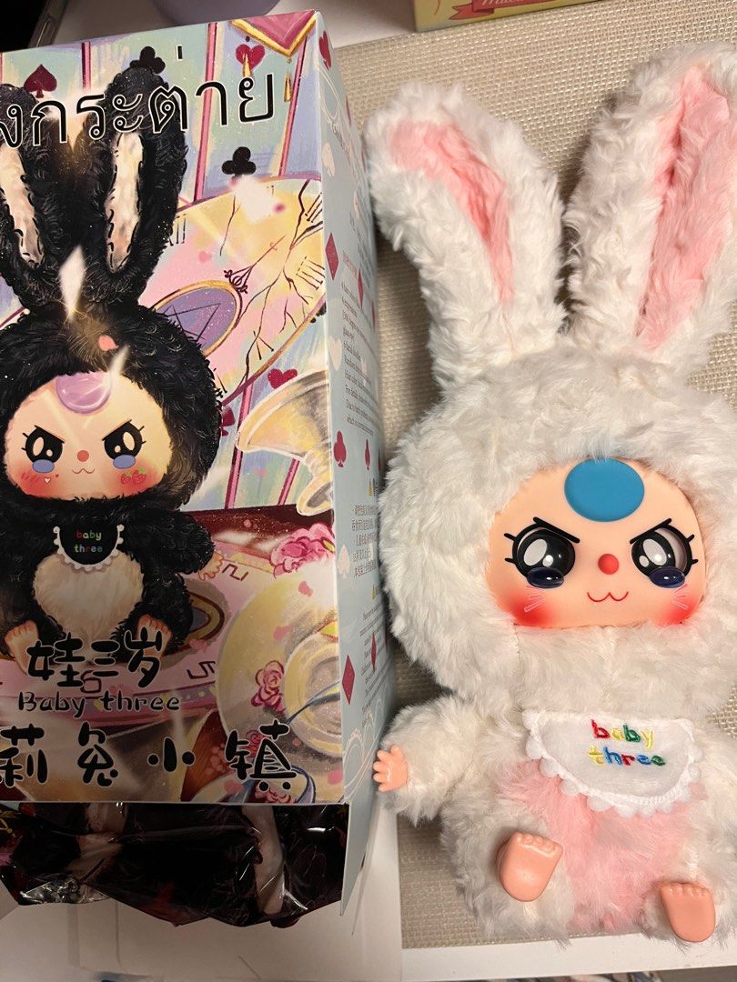 Baby Three Lily Town (Category: Designer & Blind Box Toys) located in Makati City. Submitted by mnlbeautyboutique (Listing ID 1334654233, Image 1). Description: Brand new Crying eyes Pink and white Opened box and foil to check On hand in Makati.