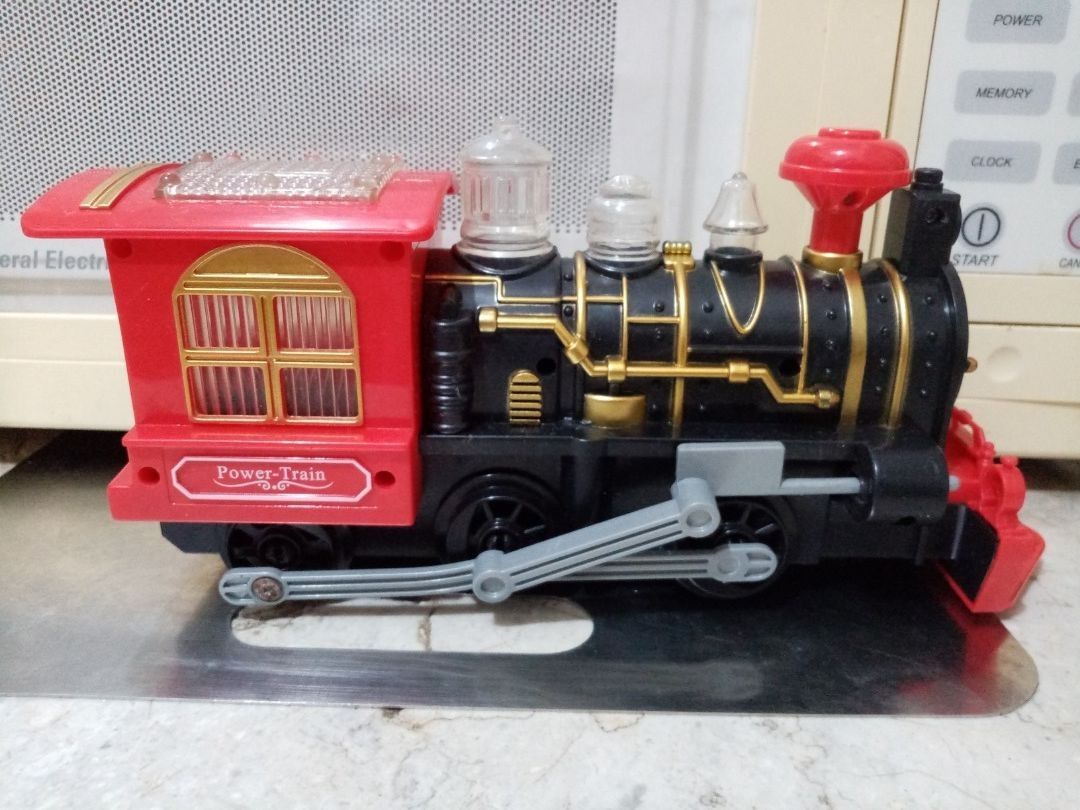Battery operated train (Category: Kids Toys) located in Antipolo. Submitted by sonrabbit (Listing ID 1334588549, Image 2). Description: Working Bought from TOYS R US.
