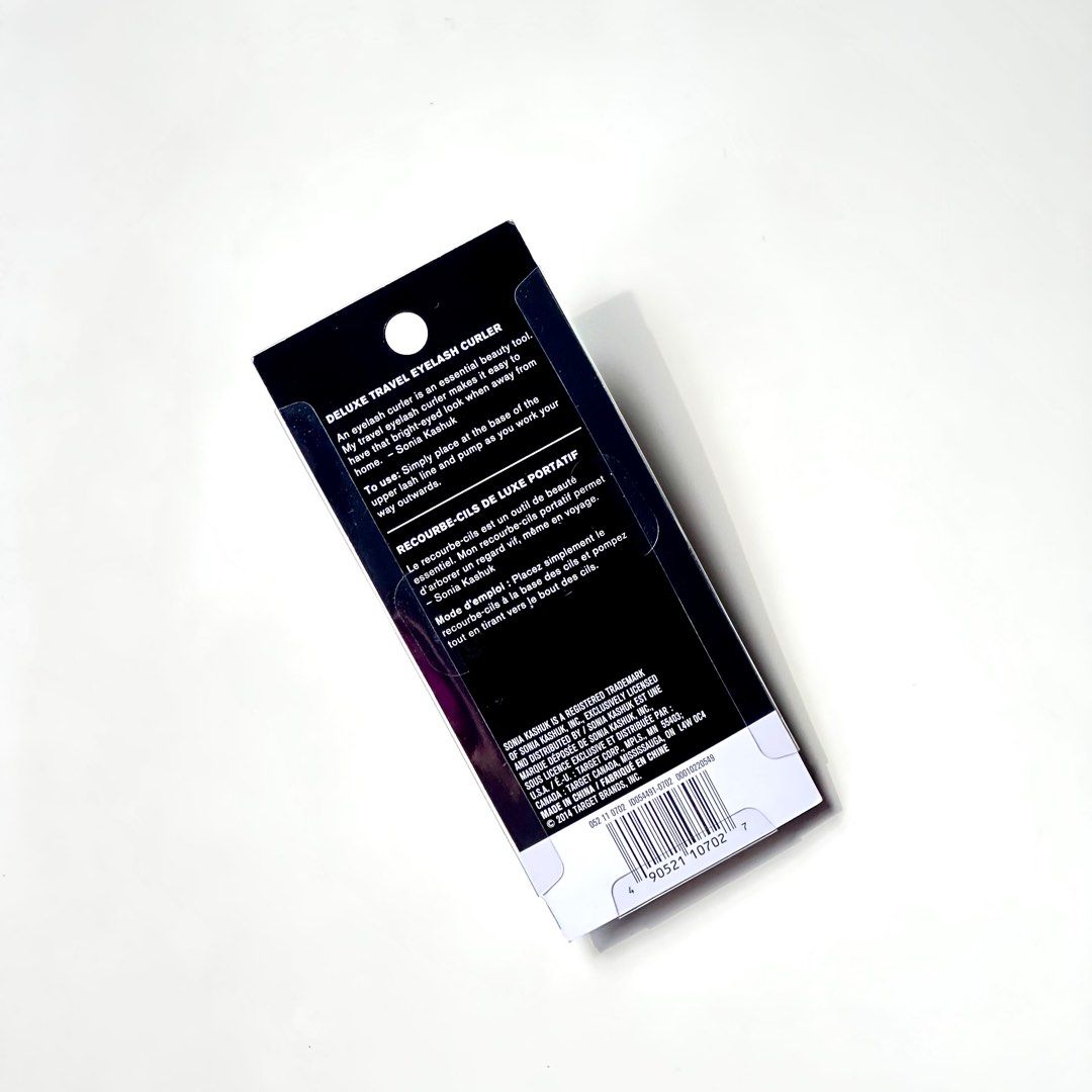 [BNIB] Sonia Kashuk Travel Portable Eyelash Curler (Category: Makeup) located in Singapore. Submitted by fcc_0616 (Listing ID 1334613239, Image 2). Description: Brand new portable eyelash curler, package sealed. If purchase more than $10 on my page, you can get this at $3, technically means free shipping for you, I’ll cover the $2 postage..