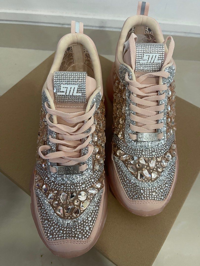 Brand new Steve Madden bling sneakers Women s Fashion Footwear Sneakers on Carousell