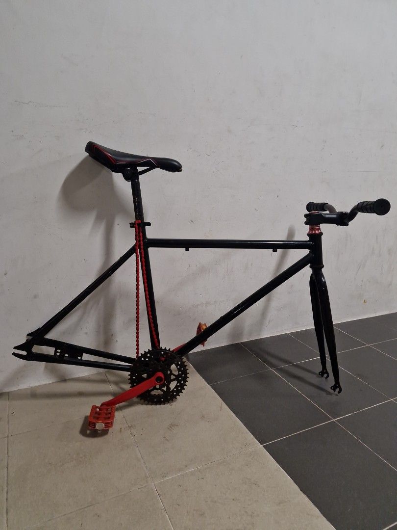 Brandless fixie frame Sports Equipment Bicycles Parts Bicycles on Carousell