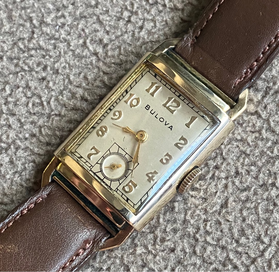 Vintage bulova watch 10k gold filled on sale