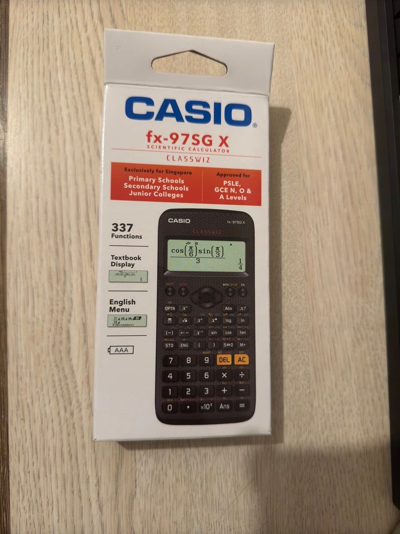 CASIO fx 97SG X Scientific Calculator Hobbies Toys Stationery Craft Stationery School Supplies on Carousell