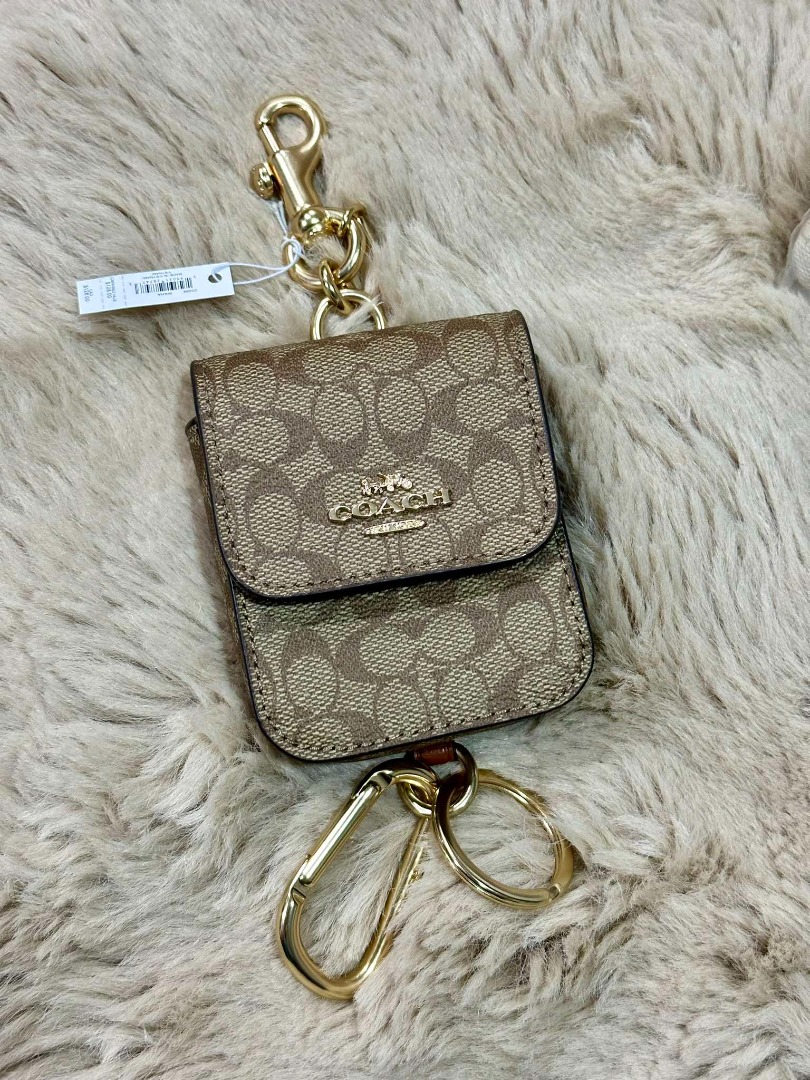 Coach Multi Attachments Case Bag Charm In Signature Canvas Luxury Bags Wallets on Carousell
