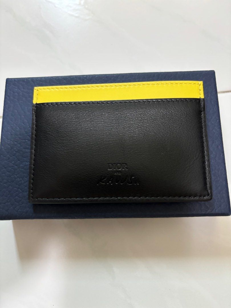 Dior kaws bee card holder online