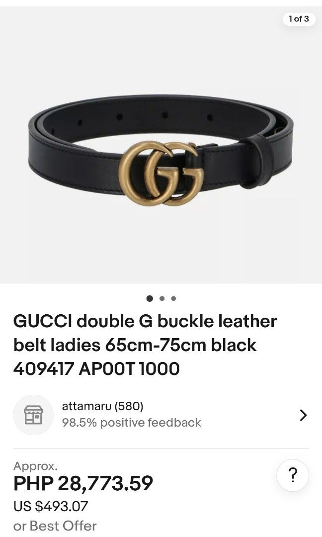 Gucci logo belt womens hotsell