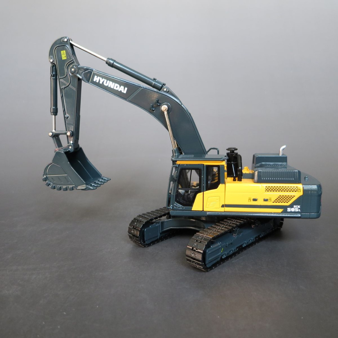 【高い素材】 Hyundai 1:43 scale HX505L hydraulic crawler excavator 建設車両、作業車
