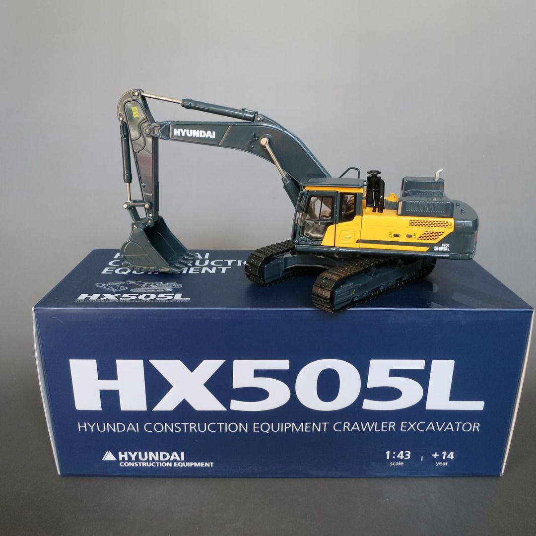 TALUADA Alloy 1:43 Scale HYUNDAI HX505L Crawler Excavator