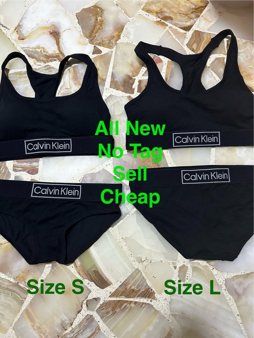 Instock Calvin Klein Bra Set Women s Fashion New Undergarments Loungewear on Carousell