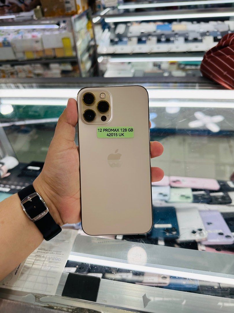 Iphone 12 Pro Max 128gb Smartlocked 86% batt (Category: iPhone 12 Series) located in San Juan City. Submitted by javedsgadgetshop (Listing ID 1334643251, Image 1). Description: OPEN FOR INSTALLMENT VIA CREDIT CARD/GGIVES/SPAY/BILLEASE & SWAP/TRADE-IN! BUY AND SELL! Quick Specs : Iphone 12promax •128gb •NTC Variant •86% batt health •Smartlocked •95% Smoothness •No hidden issue | No Repaired •100% Authentic | Not Refurbished •w/ OEM Charger & store