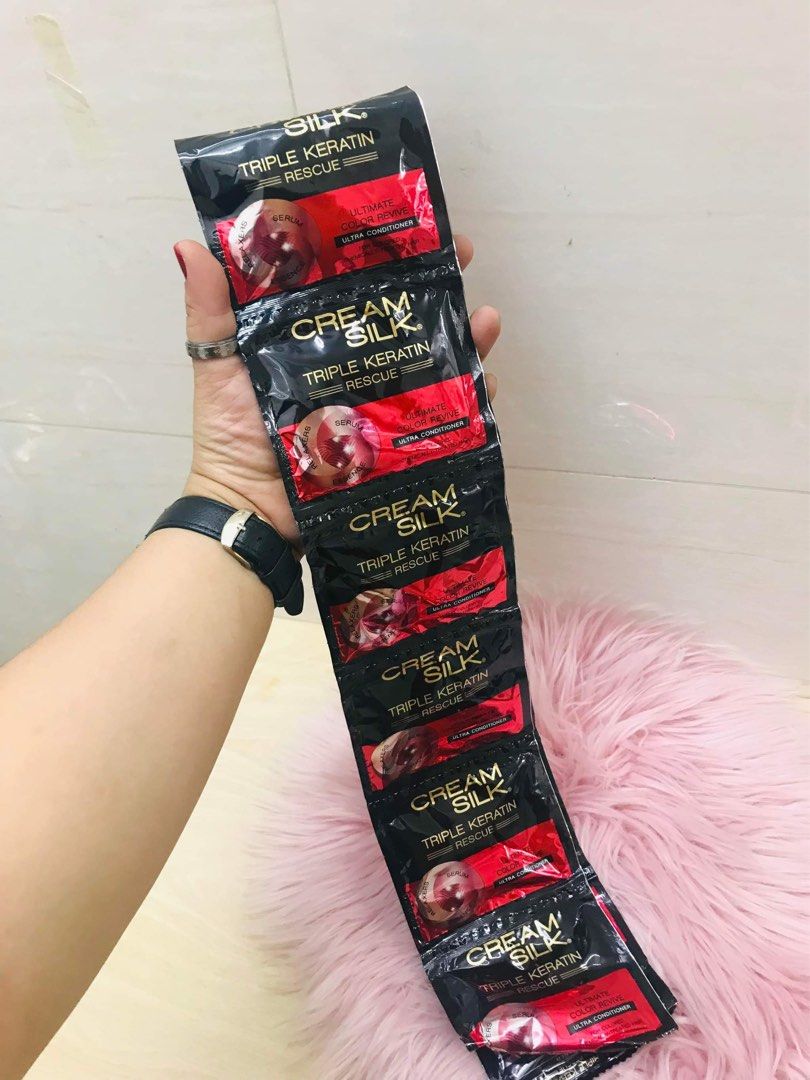 Keratin shampoo / keratin conditioner 12 sachet in 1 pack, 美容＆個人護理, 健康及