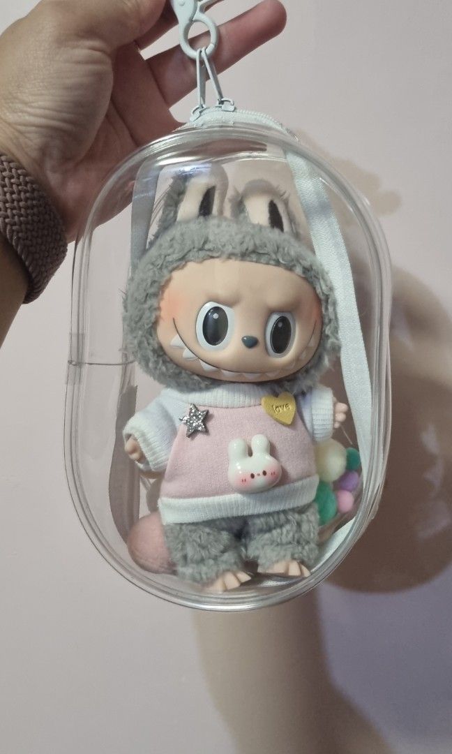 LABUBU V1 SESAME BEAN Includes Clothes and Protector UNSEALED, Hobbies