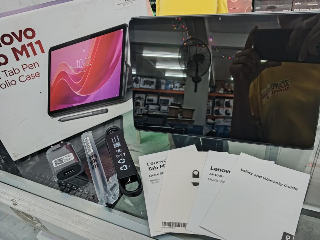 LENOVO TAB M11 (Category: Android) located in Muntinlupa City. Submitted by affordable_surplus.1 (Listing ID 1334628831, Image 2). Description: LENOVO TAB M11 PRICE: 9,900 CPU: Mediatek Helio G88 RAM: 4/8GB STORAG: 64/128GB DISPLAY: 11 in 1200p IPS LCD 90Hz CAMERA: 13 or 8 MP rear/ 8MP front OS: Android 13 Battery: 7040 MAH Li-Po 15w ➡️Contact Person: Reine David ➡️Number: 09611741423 .