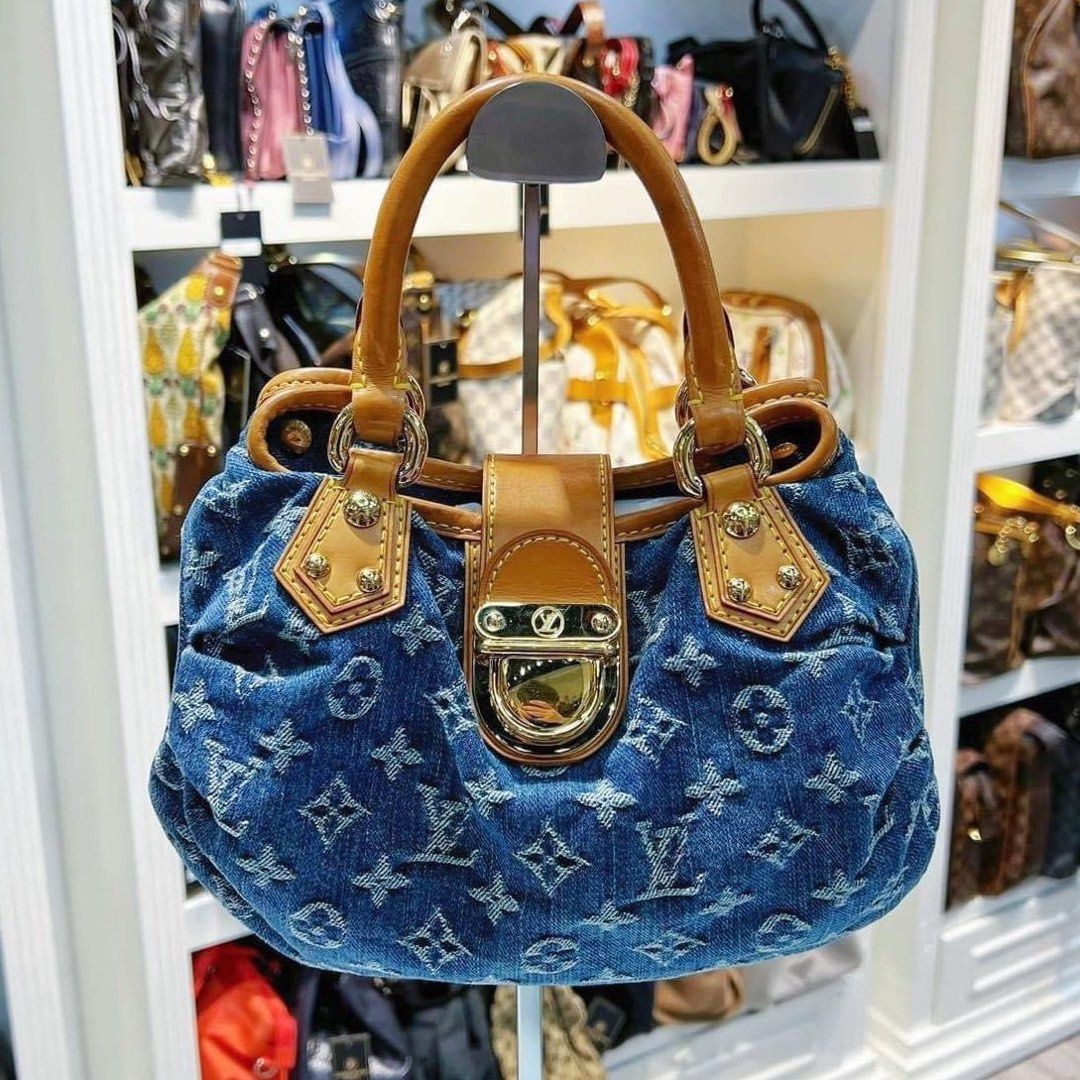 Louis played vuitton denim bag