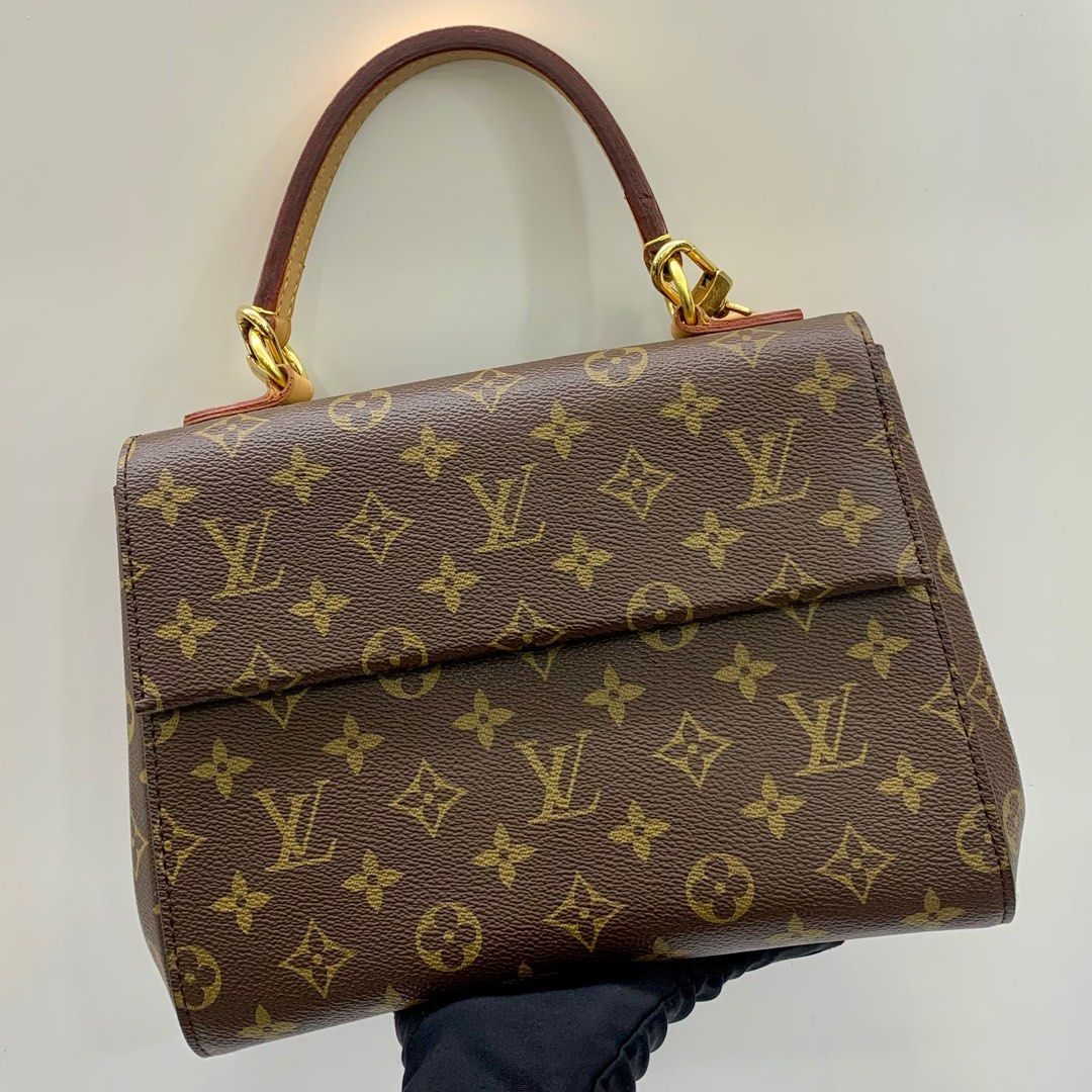 LOUIS VUITTON M42738 MONOGRAM CLUNNY BB W INITIAL 2WAY HAND SHOULDER BAG 247061079