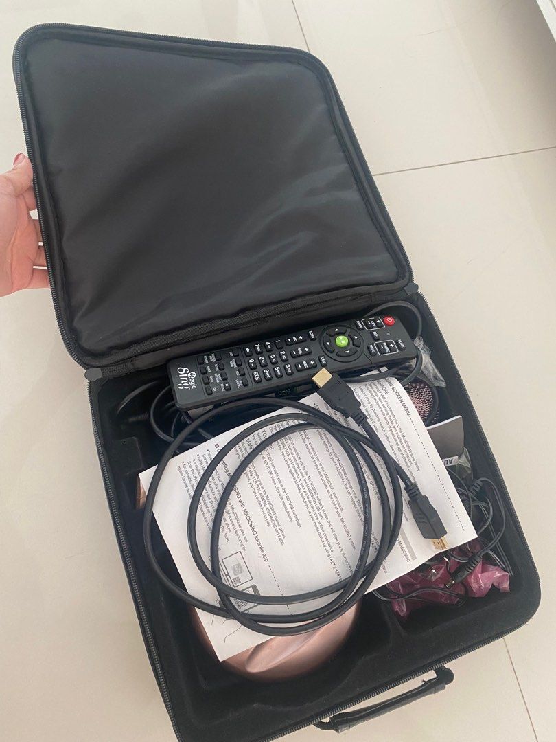 Magic sing e5 rose gold complete inclusions (Category: Microphones) located in Manila. Submitted by chicandbaddie (Listing ID 1334326145, Image 3). Description: .