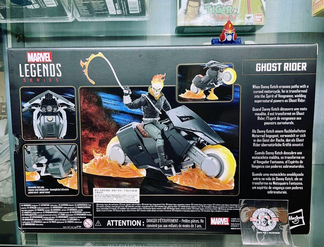 First Ghost Rider Toy Marvel Legends Ghost Rider With Hell Cycle Danny Ketch, Hobbies & Toys ...