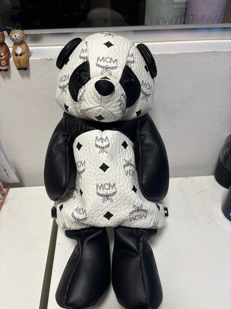 MCM PANDA BACKPACK Women s Fashion Bags Wallets Backpacks on Carousell