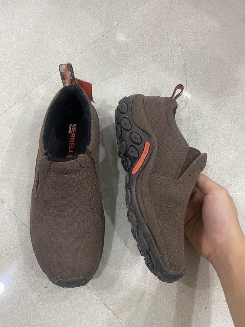Merrell Trainers (Category: Sneakers) located in Caloocan City. Submitted by aneeeee_ (Listing ID 1334559263, Image 3). Description: ❤️ Merrell Jungle Moc Trainers ❤️ * Brand new condition (di nasuot because of the size) * Size : US 6 * SRP: 5,235 RFS: wrong size DM me for inquiries :) .