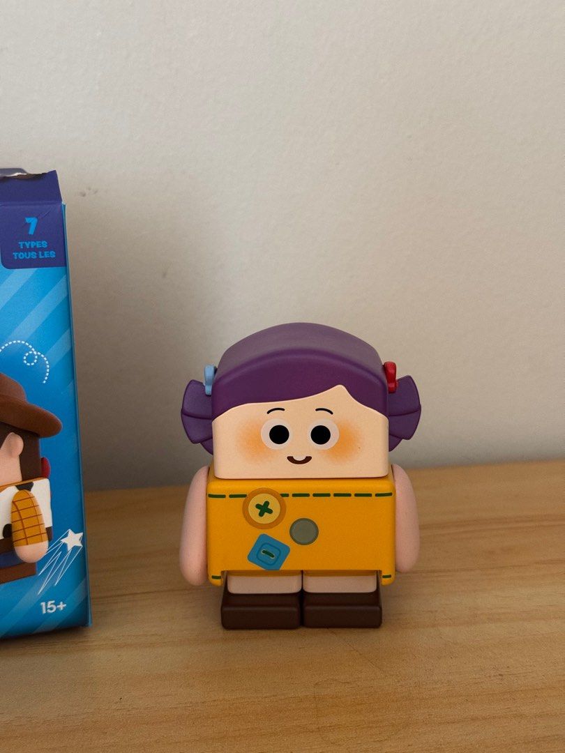 miniso blind box toy story (Category: Designer & Blind Box Toys) located in Pasig City. Submitted by byebuy_____ (Listing ID 1334596936, Image 2). Description: hello! selling this Dolly for ₱499 (srp price pa rin) brand new pa rin po. nilagay agad sa box. nadoble lang. meron na kami ng ganito ☹️ buzz & woody na lang po kulang namin. buy niyo na po pls 🙏🏻 thank you! can ship via lalamove/grab if SDD..