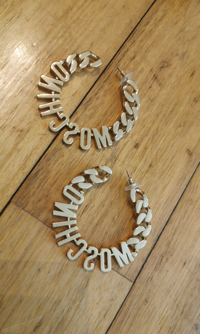 Moschino x h m earrings