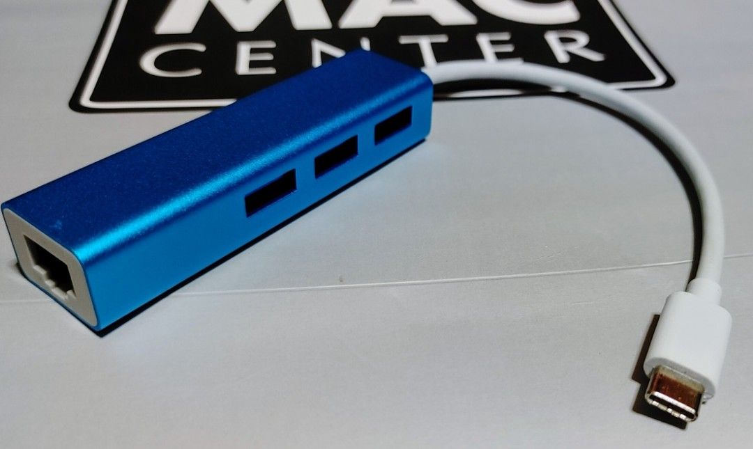 Multi-Function USB Type-C Ethernet / LAN / RJ45 / 3 x USB A Hub Adapter for Apple MacBook, iPad, Microsoft Windows Laptop/Desktop and Android Devices (Category: Cables & Adaptors) located in Quezon City. Submitted by kelseysgadgets (Listing ID 1334618661, Image 1). Description: Brand new Multi-Function USB Type-C Ethernet / LAN / RJ45 / 3 x USB A Hub Adapter for Apple MacBook, iPad, Microsoft Windows Laptop/Desktop and Android Devices. Made of al