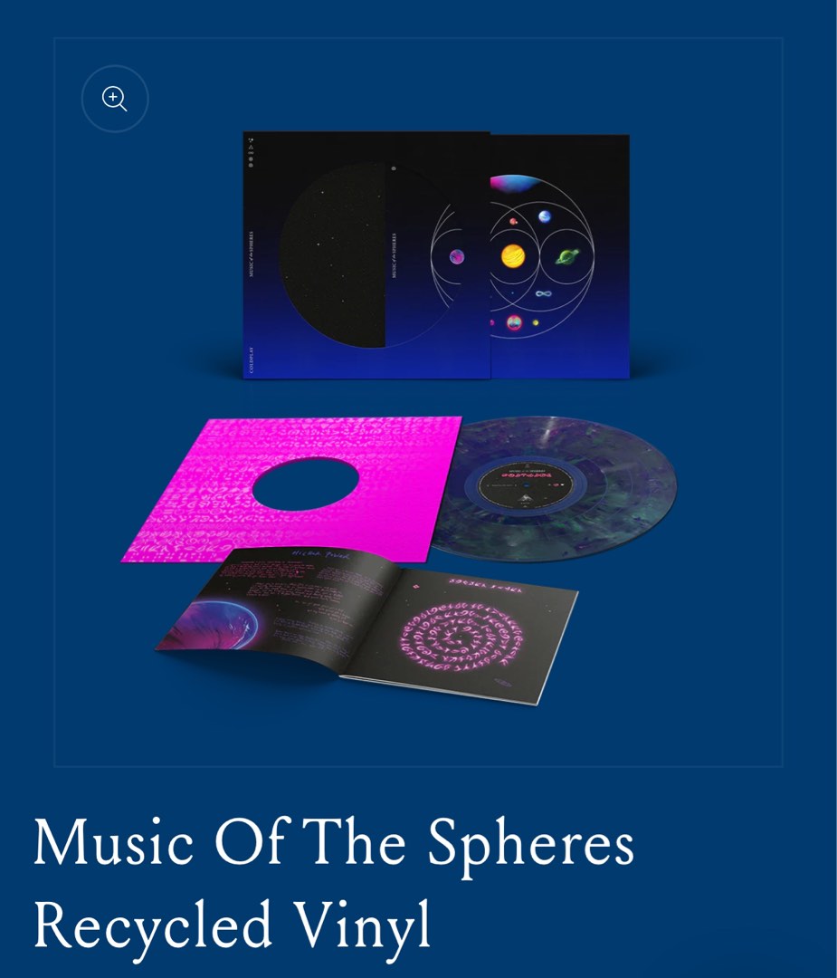 Music of Spheres Recycled Vinyl Special, Musik & Media, CD, DVD ...