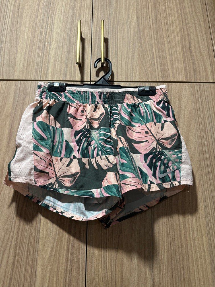 Nike dri fit floral shorts shop