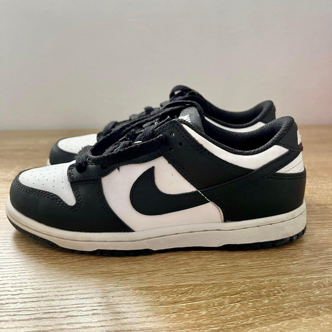 Nike Dunk Low Panda Kids 2Y (Category: Sneakers) located in Cabuyao City. Submitted by HelloSunshineDeclutters (Listing ID 1334591289, Image 2). Description: Nike Dunk Low Panda Size 2y No more box In Excellent used condition (used less than 5x) Guaranteed Authentic MOP: BDO, BPI, GCASH For rider pick up.