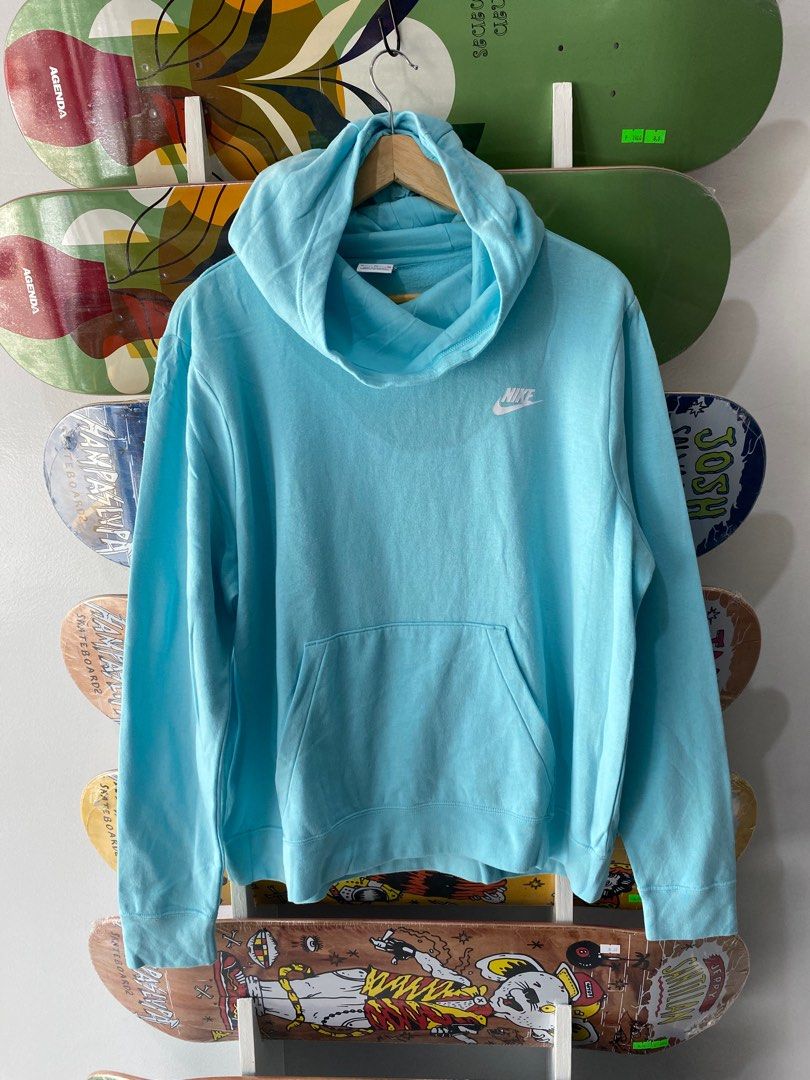 NIKE HOODIE LIGHT BLUE