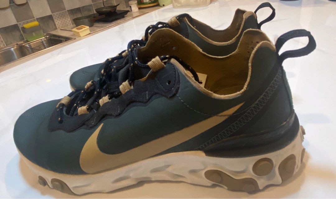 Nike React Element 55 Outdoor Green Olah Raga Baju Olahraga di Carousell