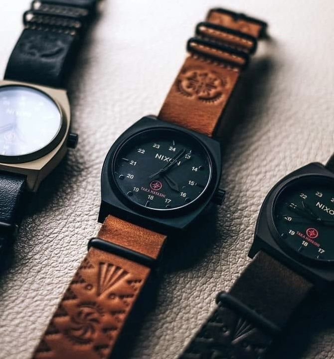 Nixon x Taka Hayashi Time Teller (Category: Men's Watches) located in Makati City. Submitted by superiorvariant (Listing ID 1334555514, Image 1). Description: Nixon x Taka Hayashi Time Teller Complete with box Used around 10x lang. 3,200 Meetup: SM Aura only Shipping: Lalamove / Gogo Express.