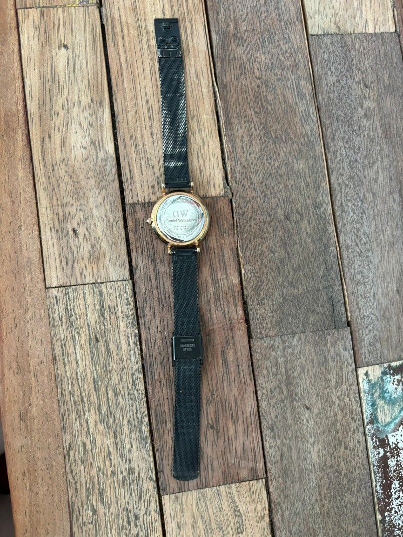 Original Daniel Wellington Classic Petite Ashfield Black Rose Gold 28mm