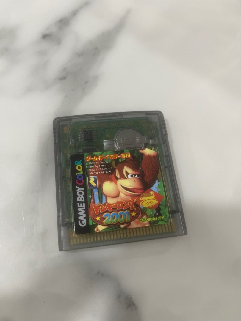 (Original) Game Boy Color Donkey Kong 2001, Video Gaming, Video Game ...
