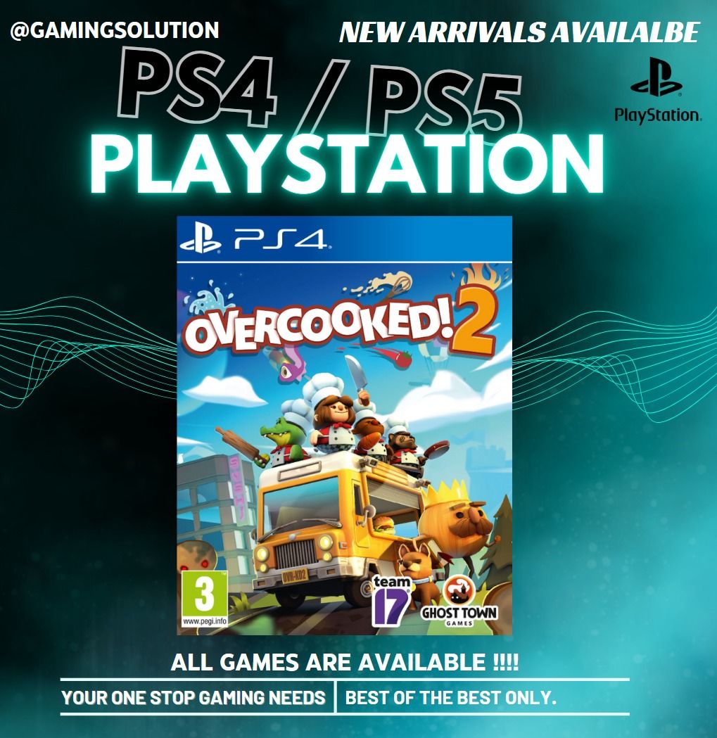 Ps4 Overcooked Psn ?Overcooked Over Cook Overcook One Overcook Two - Main Image