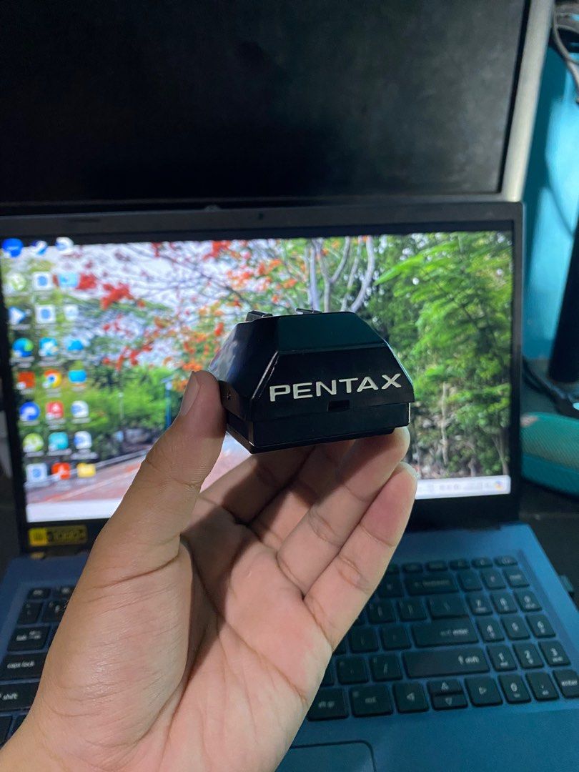 Pentax LX eye level finder (Category: Other Photography Accessories) located in Arayat. Submitted by Kaisser (Listing ID 1334699701, Image 3). Description: - Near mint condition - Clean glass - Hotshoe working MOP: Gcash Shipping via lbc or jnt Shipping fee shouldered by the buyer.