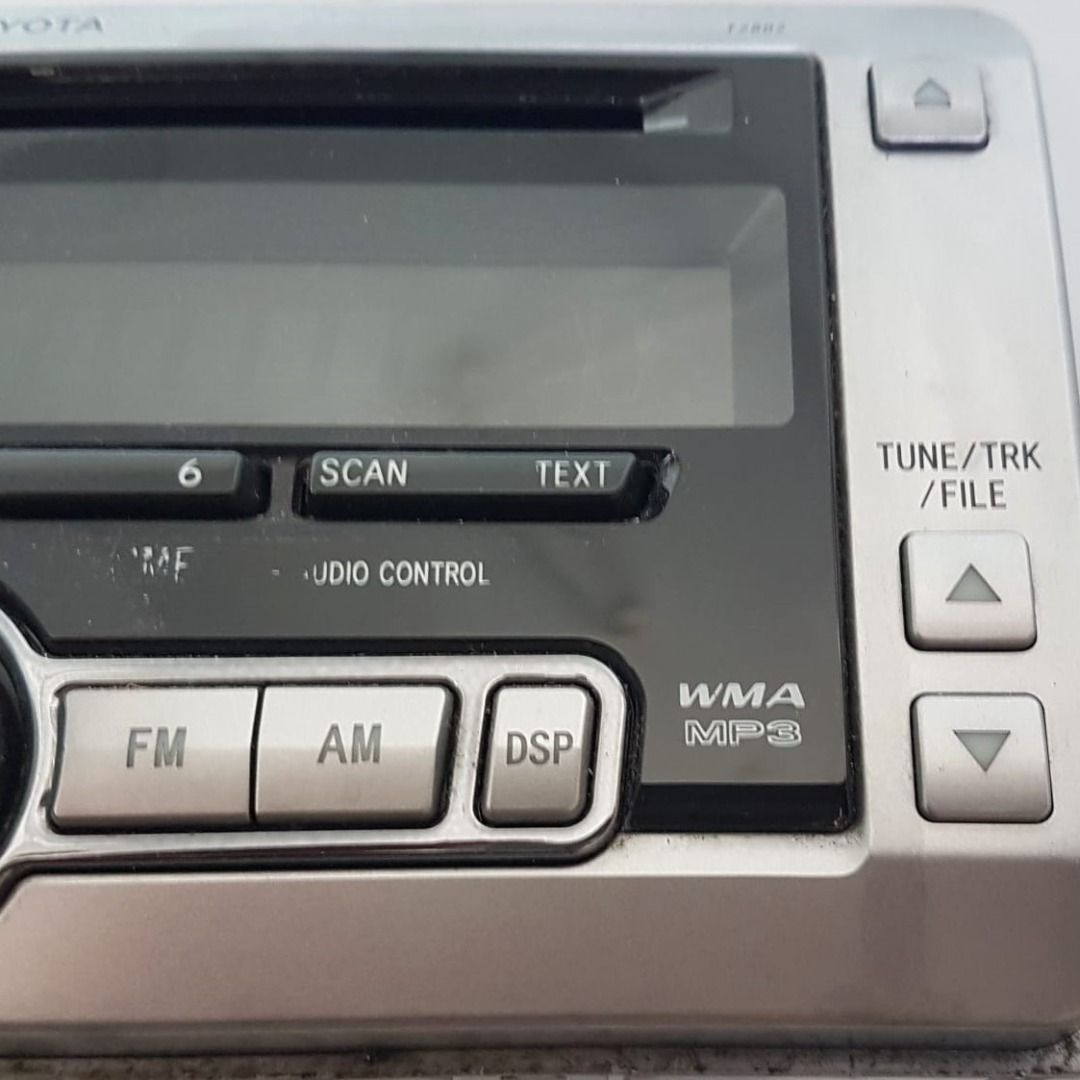 Pioneer x Toyota Music System, TOYOTA Vehicle Receiver, 6 Disc CD, FM