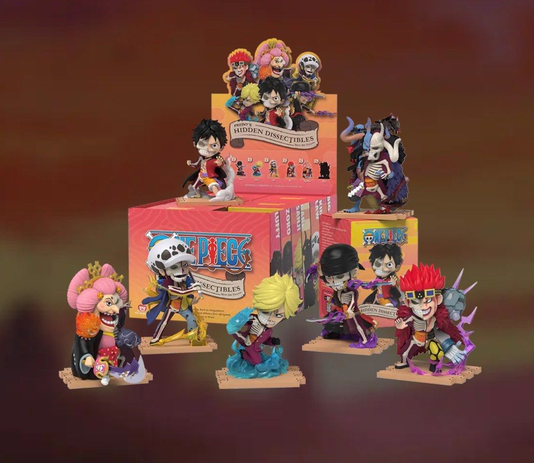 Mighty Jaxx Freeny's Hidden Dissectibles: One Piece Series 2 | Figurine de Collection Boîte Surprise | Conteneur avec 12 caractères
