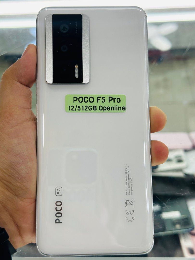 Poco F5 Pro 512gb Dualsim FU (Category: Android Others) located in San Juan City. Submitted by javedsgadgetshop (Listing ID 1334643877, Image 1). Description: OPEN FOR INSTALLMENT VIA CREDIT CARD/GGIVES/SPAY/BILLEASE & SWAP/TRADE-IN! BUY AND SELL! Quick Specs : Poco F5 Pro 5G •512gb •NTC Variant •Good batt health •Factory Unlock •95% Smoothness •No hidden issue | No Repaired •100% Authentic | Not Refurbished •w/ OEM Charger & store warranty ❣️ - 