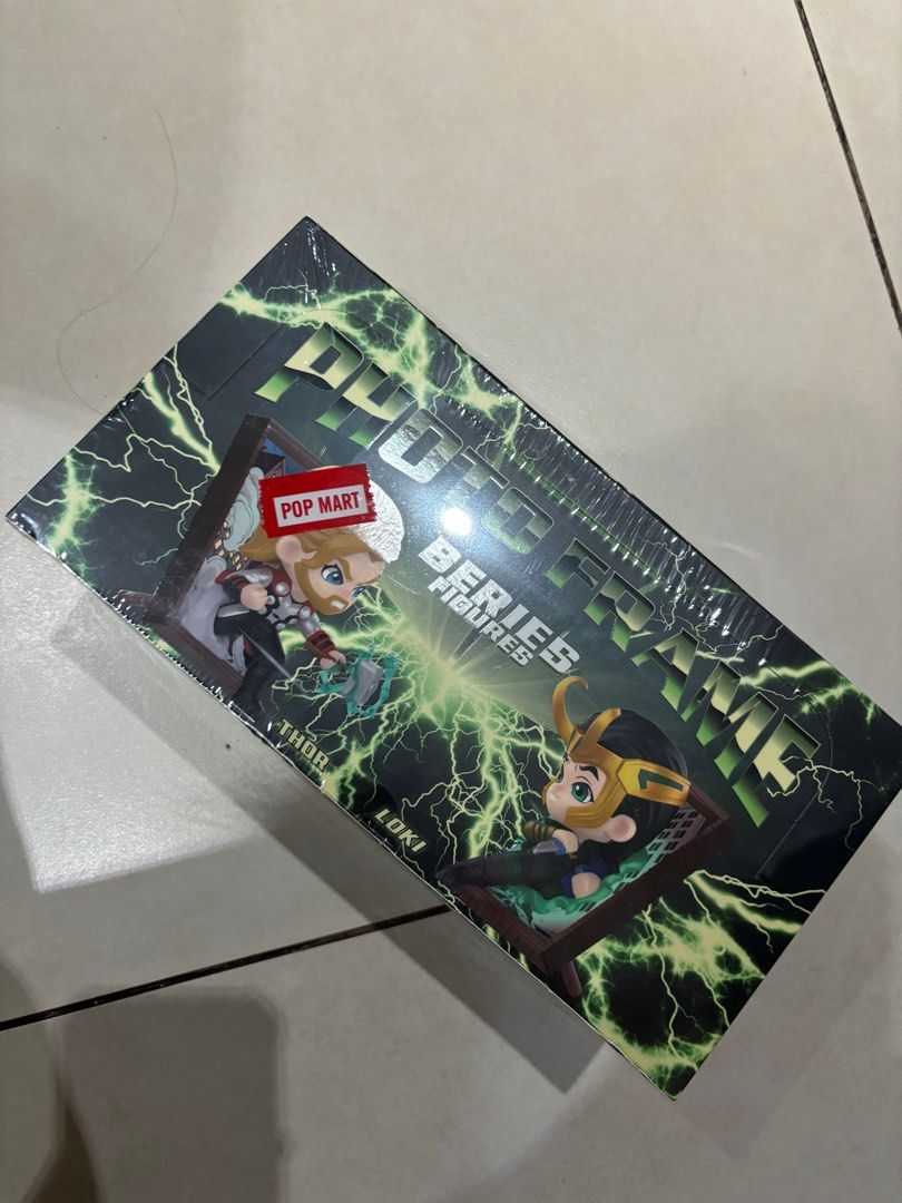 Pop Mart photo frame Marvel series figures (Category: Designer & Blind Box Toys) located in San Juan City. Submitted by coverhubmanila (Listing ID 1334656300, Image 1). Description: Unopened Bought directly from Pop Mart Hard to find Set of 8.