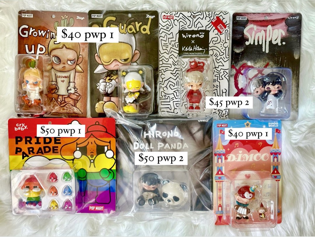 Popmart hirono zsiga crybaby dimoo blister pack, Hobbies & Toys, Toys ...