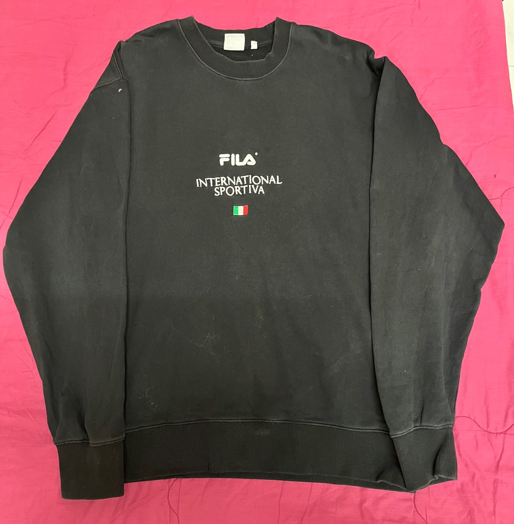 Fila international sport sweatshirt clearance
