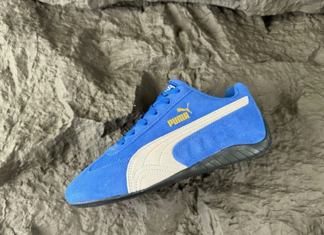 PUMA Speedcat Sparco 舒適百搭潮流低幫訓練鞋男女同款藍色, 女裝, 鞋