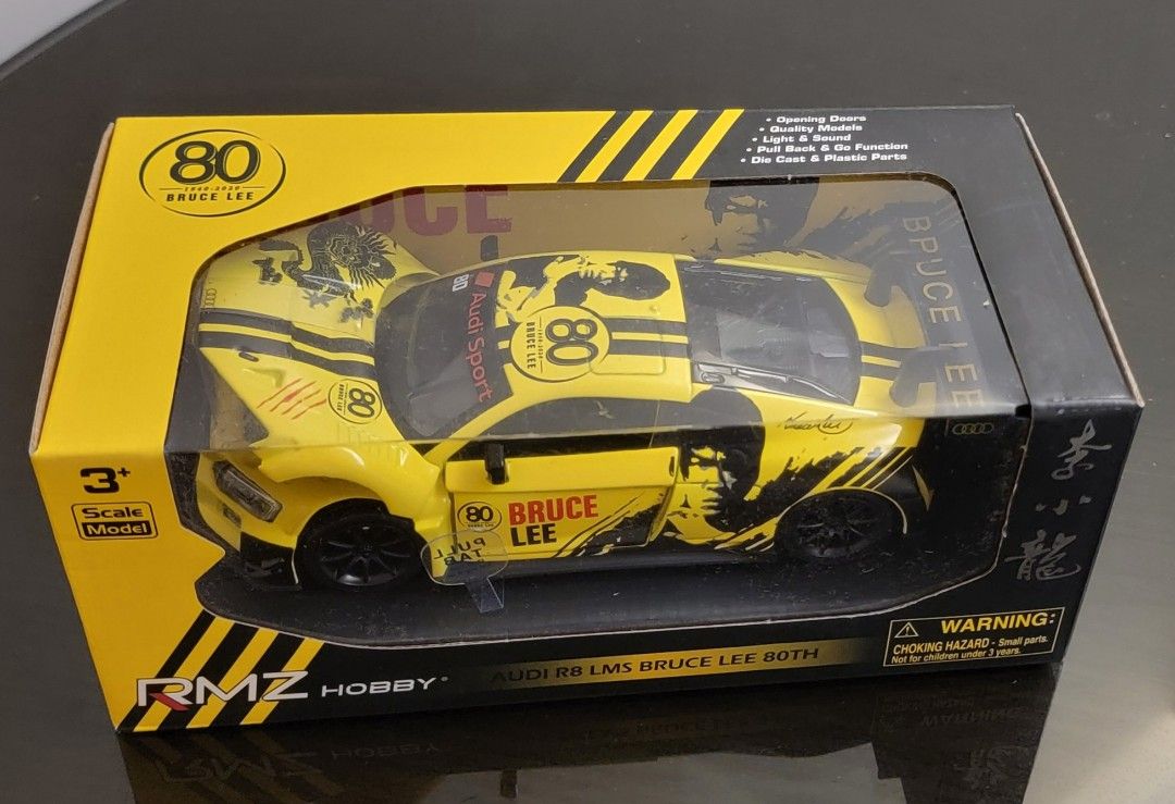 香港限定Audi R8 LMS ブルースリー 80周年 1/18 ミニカー CK Lee