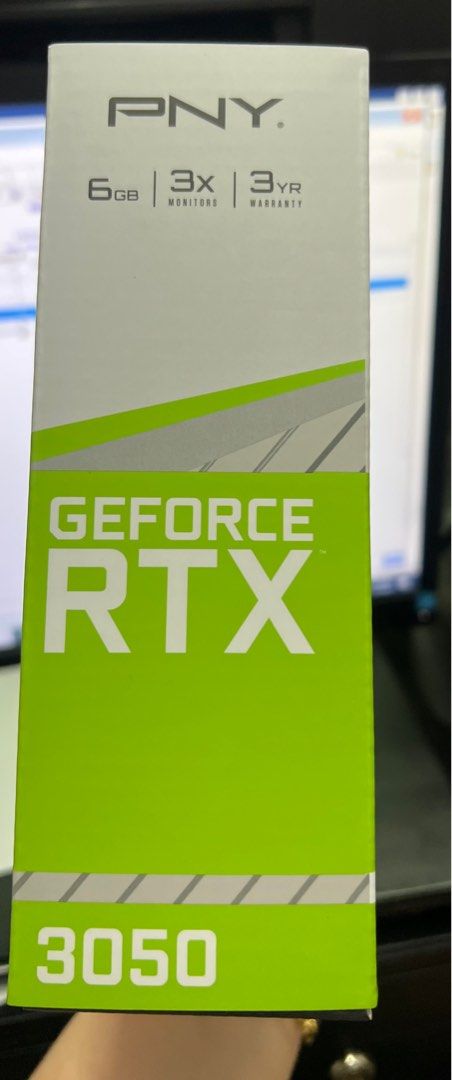 RTX 3050 VEDIO CARD (Category: Desktops) located in Manila. Submitted by myles29 (Listing ID 1334696723, Image 3). Description: Brandnew 1 year warranty.