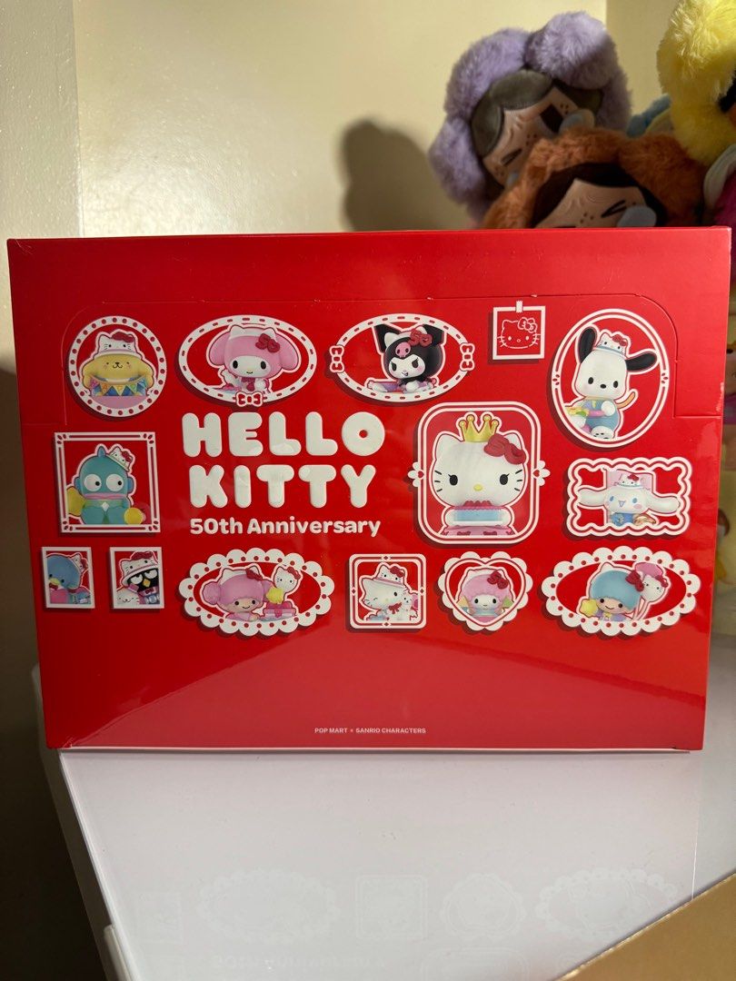 Sanrio characters Hello Kitty 50th Anniversary Series Figures (Category: Designer & Blind Box Toys) located in Taguig. Submitted by cindy____________________ (Listing ID 1334693537, Image 2). Description: On hand. Sealed Set. May have SECRET!! 📍Taguig City.