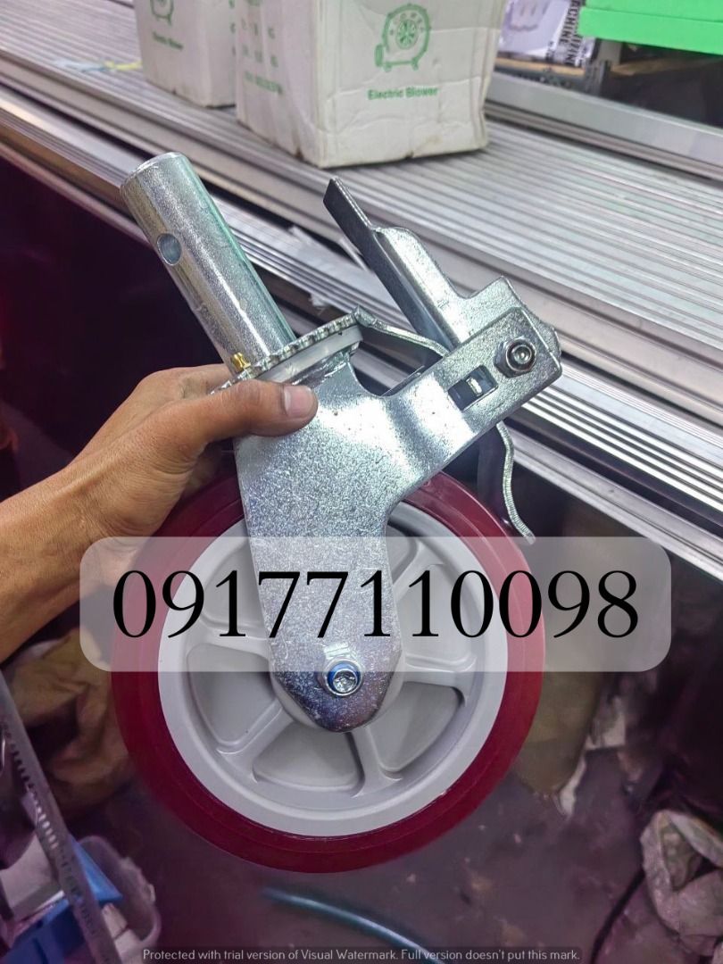Scaffolding wheel (Category: Construction Tools & Equipment) located in Manila. Submitted by joeyroque09 (Listing ID 1334594982, Image 3). Description: .